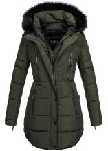 Marikoo Moonshine warm ladies winterjacket parka quilted - Green-Gr.XL