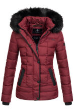 Marikoo Unique Damen gesteppte Winterjacke Bordeaux Größe XS - Gr. 34