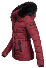 Marikoo Unique Damen gesteppte Winterjacke Bordeaux Größe XS - Gr. 34