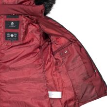 Marikoo Unique Damen gesteppte Winterjacke Bordeaux Größe XS - Gr. 34