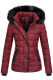 Marikoo Unique Damen gesteppte Winterjacke Bordeaux Größe XS - Gr. 34