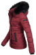 Marikoo Unique Damen gesteppte Winterjacke Bordeaux Größe XS - Gr. 34