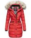 Navahoo Paula Ladies Winter Jacket Coat Parka Warm Lined Winterjacket B383 Red Size XL - Size 42