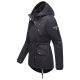 Marikoo Manolya ladies parka jacket with teddy fur blue size S - Gr. 36