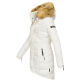 Navahoo Papaya Damen gesteppte Winterjacke mit Doppelzipper und gefüttert Weiss Größe XS - Gr. 34