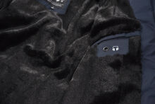 Navahoo Nirvana Damen Parka Winterjacke mit Kunstfell Navy Größe XS - Gr. 34