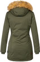 Marikoo Karmaa Damen Parka Winterjacke warm gefüttert Grün Größe S - Gr. 36