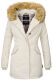 Marikoo Karmaa Ladies winter jacket parka coat warm lined - Beige-Gr.XS