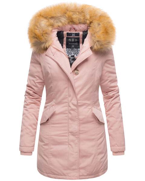 Marikoo Karmaa Ladies winter jacket parka coat warm lined - Rosa-Gr.XS