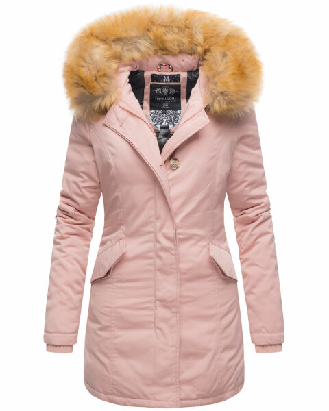 Marikoo Karmaa Damen Parka Winterjacke warm gefüttert Rosa Größe S - Gr. 36