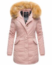 Marikoo Karmaa Damen Parka Winterjacke warm gefüttert Rosa Größe S - Gr. 36