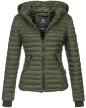 Navahoo Kimuk ladies spring quilted jacket hooded - Green-Gr.M