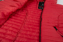 Navahoo Kimuk ladies spring quilted jacket hooded - Red-Gr.S