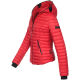 Navahoo Kimuk ladies spring quilted jacket hooded - Red-Gr.S