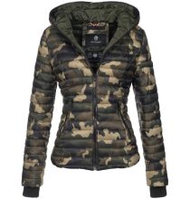 Navahoo Kimuk ladies spring quilted jacket hooded - Camouflage-Gr.XS