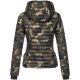 Navahoo Kimuk ladies spring quilted jacket hooded - Camouflage-Gr.XS