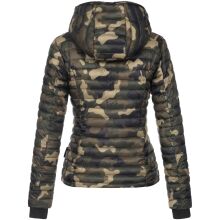 Navahoo Kimuk Damen Übergangs Steppjacke Camouflage Größe XL - Gr. 42