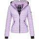 Navahoo Kimuk ladies spring quilted jacket hooded - Violett-Gr.XS