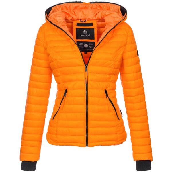 Navahoo Kimuk Damen Übergangs Steppjacke Orange Größe M - Gr. 38