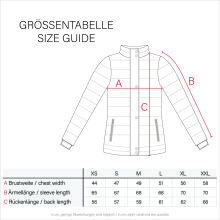 Navahoo Kimuk Damen Übergangs Steppjacke Orange Größe L - Gr. 40