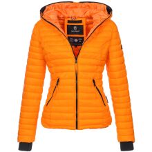 Navahoo Kimuk ladies spring quilted jacket hooded - Orange-Gr.XL