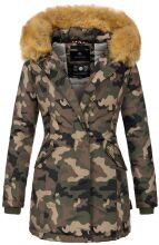 Marikoo Karmaa Ladies winter jacket parka coat warm lined - Camo-Gr.L