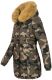 Marikoo Karmaa Ladies winter jacket parka coat warm lined - Camo-Gr.L