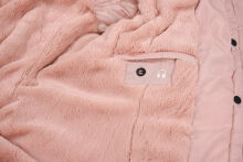 Navahoo Miamor Damen Winter Steppjacke gefüttert mit Teddyfell Rosa Größe S - Gr. 36