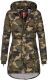Navahoo Papaya Ladies Winter Quilted Jacket Camouflage - Army Size M - Gr. 38