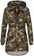 Navahoo Papaya Ladies Winter Quilted Jacket Camouflage - Army Size XS - Gr. 34