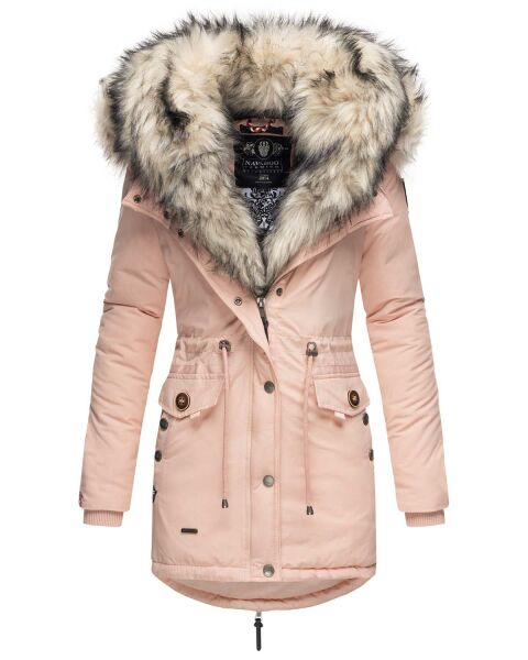 Navahoo Sweety Damen 2in1 Parka Winterjacke warmhaltend Rosa Größe L - Gr. 40