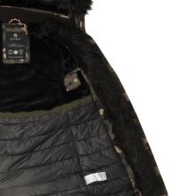 Navahoo Paula Damen Parka Winterjacke warm Gefüttert Camouflage - Army Größe M - Gr. 38