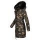 Navahoo Paula Damen Parka Winterjacke warm Gefüttert Camouflage - Army Größe XXL - Gr. 44