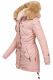 Navahoo LaViva warm ladies winter jacket with teddy fur Rosa-Gr.XS