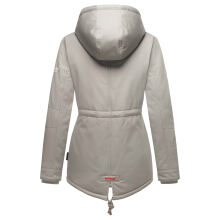 Marikoo Manolya Damen Parka Winterjacke mit Teddyfell Grau Größe M - Gr. 38