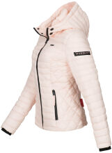 Marikoo Samtpfote leichte Damen Steppjacke Rosa Größe XXL - Gr. 44