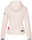 Marikoo Samtpfote leichte Damen Steppjacke Rosa Größe XXL - Gr. 44