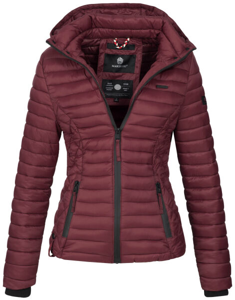 Marikoo Samtpfote lightweight ladies quilted jacket Bordeaux Größe S - Gr. 36