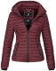 Marikoo Samtpfote lightweight ladies quilted jacket Bordeaux Größe S - Gr. 36