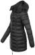 Marikoo Abendsternchen Damen Winterjacke gesteppt Schwarz-Größe XXL - Gr. 44