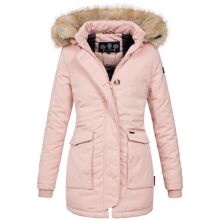 Navahoo Schneeengel Damen Winterjacke warm gefüttert mit Kapuze Rosa Größe XS - Gr. 34