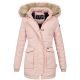 Navahoo Schneeengel Damen Winterjacke warm gefüttert mit Kapuze Rosa Größe XS - Gr. 34