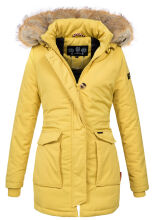 Navahoo Schneeengel ladies jacket with hood - Yellow-Gr.XS