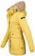 Navahoo Schneeengel ladies jacket with hood - Yellow-Gr.XS
