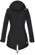 Marikoo Zimtzicke ladies long softshell jacket - Schwarz-Gr.XS