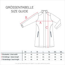 Marikoo Zimtzicke Damen lange Softshell Jacke B614 Dunkelgrau Größe M - Gr. 38