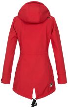 Marikoo Zimtzicke Damen lange Softshell Jacke B614 Rot Größe S - Gr. 36