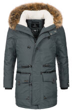 Marikoo Ansaya Herren Jacke mit Kapuze Navy-Gr.S