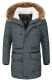 Marikoo Ansaya Herren Jacke mit Kapuze Navy-Gr.S