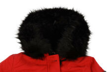 Navahoo Luluna ladies winter jacket with faux fur - Red-Gr.XS